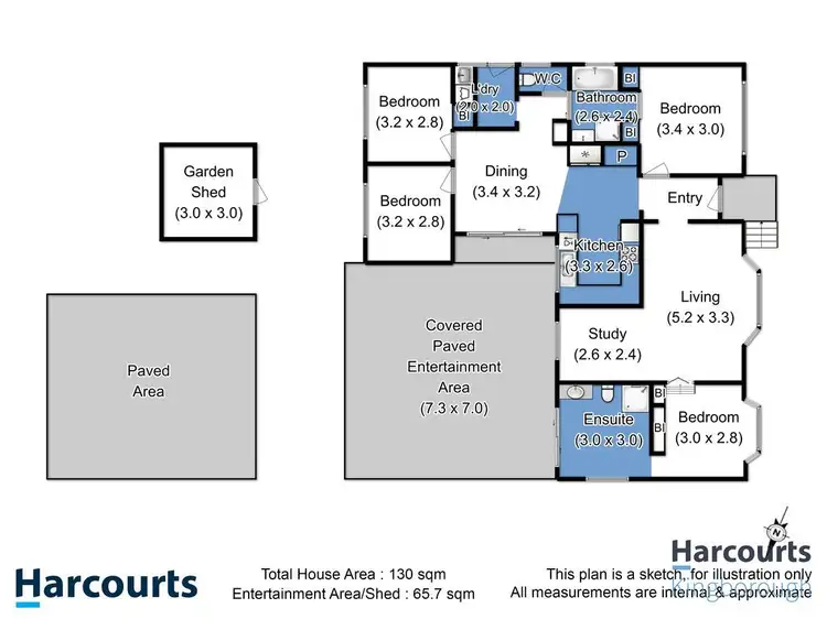 Floorplan of Homely house listing, 261 Redwood Road, Kingston TAS 7050