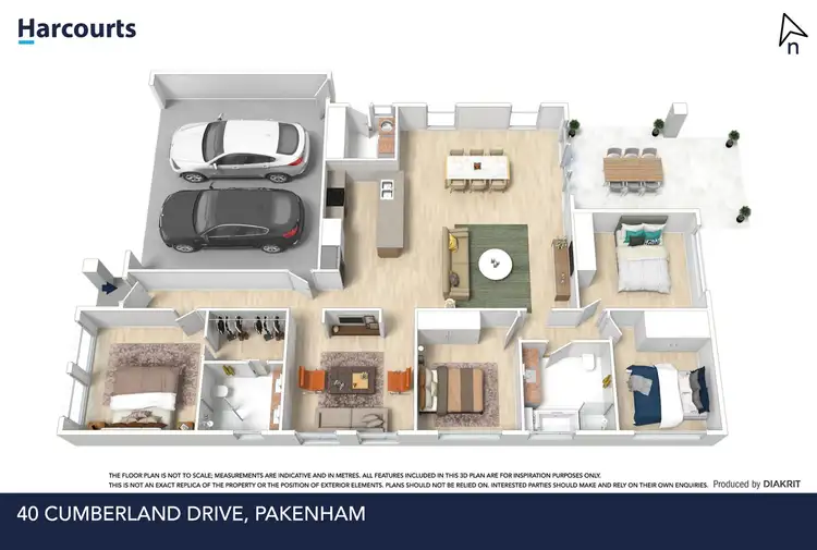 Floorplan of Homely house listing, 40 Cumberland Drive, Pakenham VIC 3810