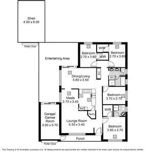 Floorplan of Homely house listing, 45 McLeod Road, Middleton SA 5213