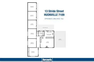 Floorplan of Homely house listing, 13 Stride Street, Huonville TAS 7109