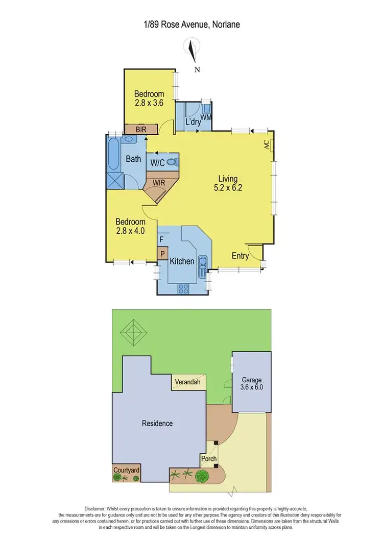 Floorplan of Homely house listing, 1/89 Rose Avenue, Norlane VIC 3214