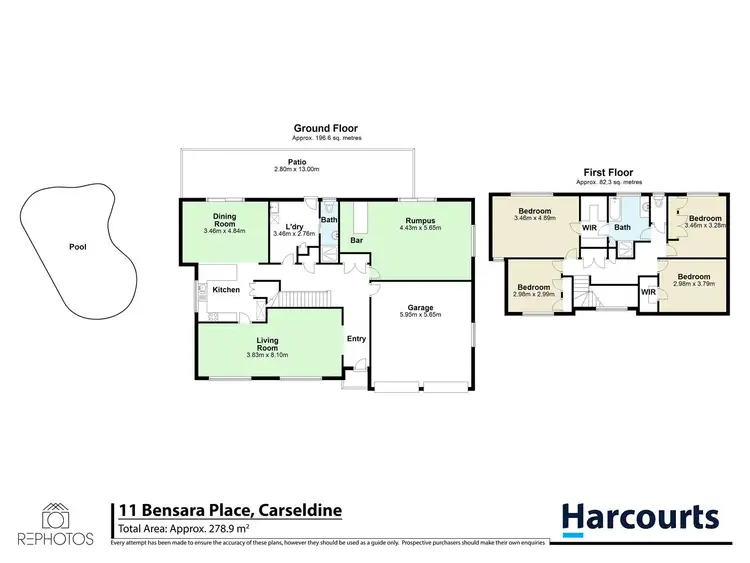 Floorplan of Homely house listing, 11 Bensara Place, Carseldine QLD 4034