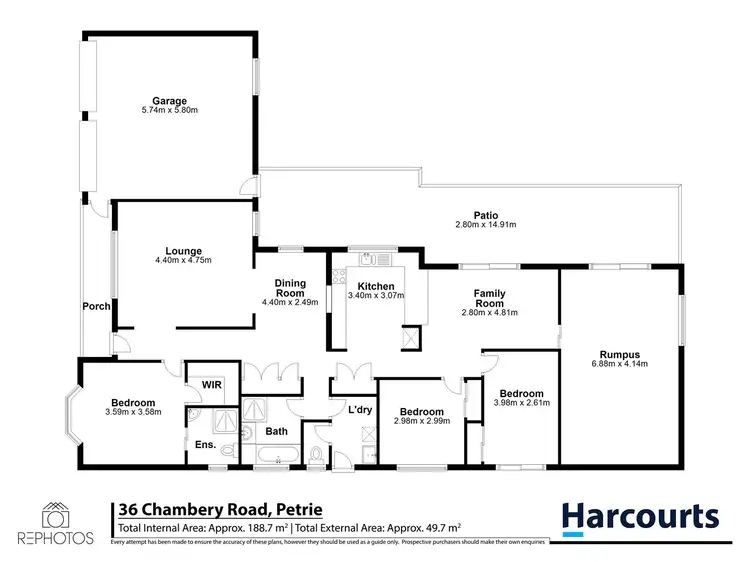 Floorplan of Homely house listing, 36 Chambery Rd, Petrie QLD 4502