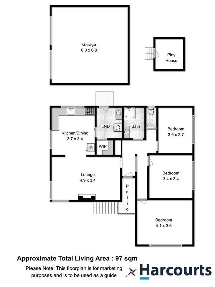 Floorplan of Homely house listing, 38 Kanooka Street, Rokeby TAS 7019