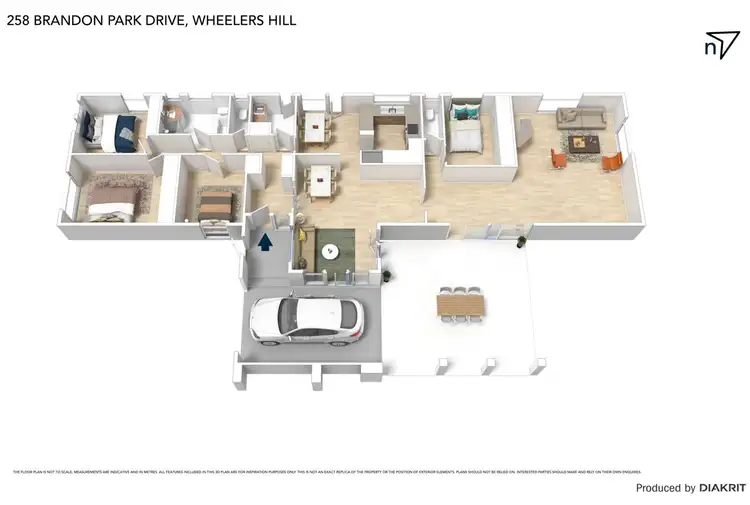 Floorplan of Homely house listing, 258 Brandon Park Drive, Wheelers Hill VIC 3150