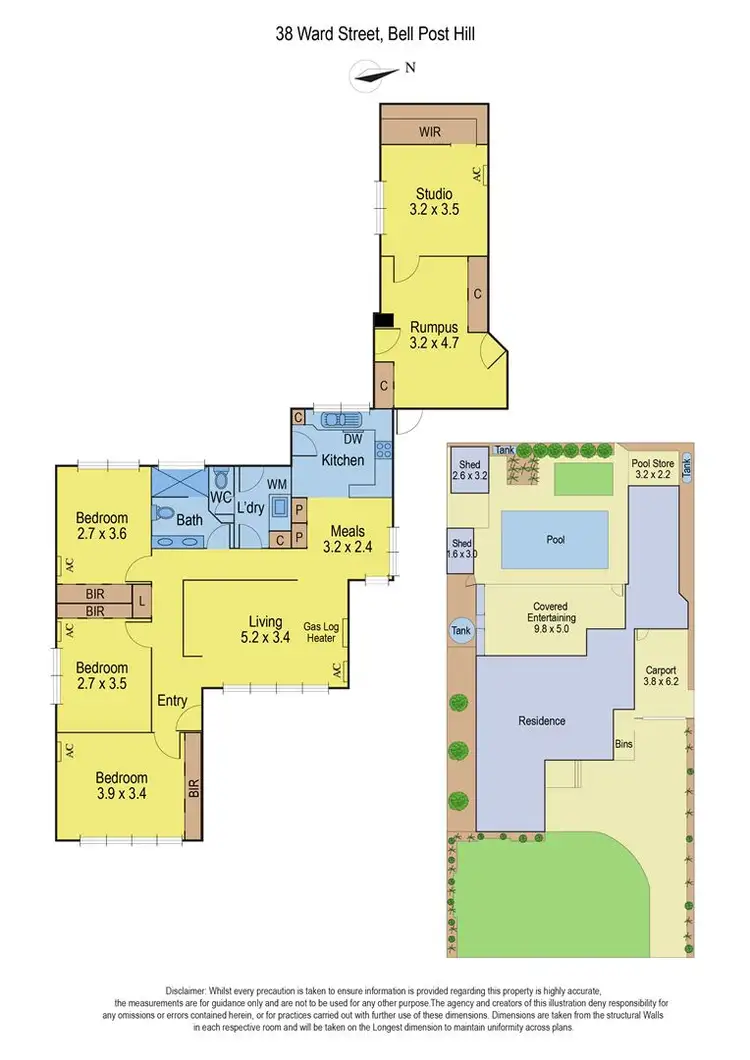 Floorplan of Homely house listing, 38 Ward Street, Bell Post Hill VIC 3215
