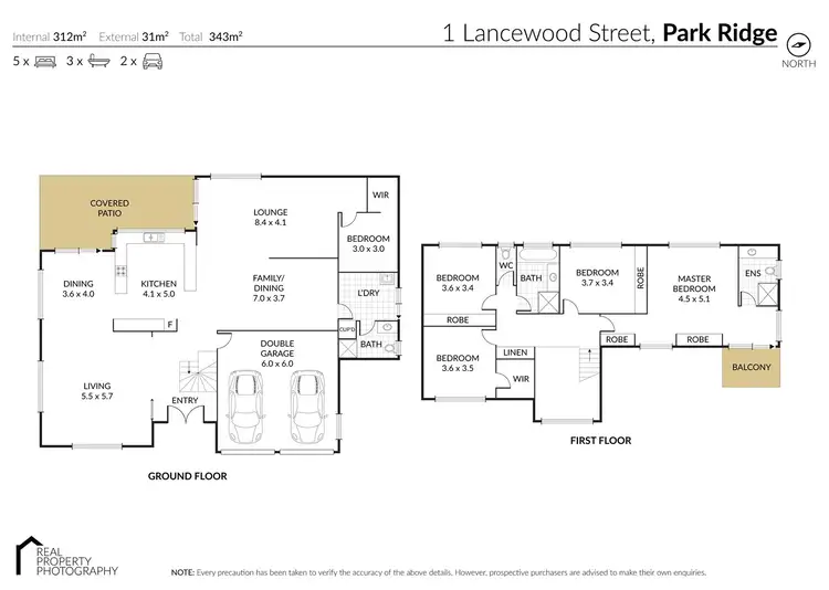 Floorplan of Homely house listing, 1 Lancewood Street, Park Ridge QLD 4125