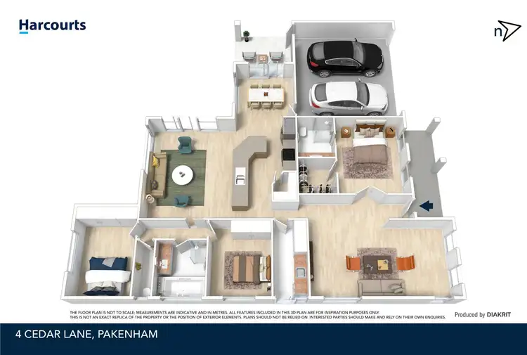 Floorplan of Homely house listing, 4 Cedar Lane, Pakenham VIC 3810