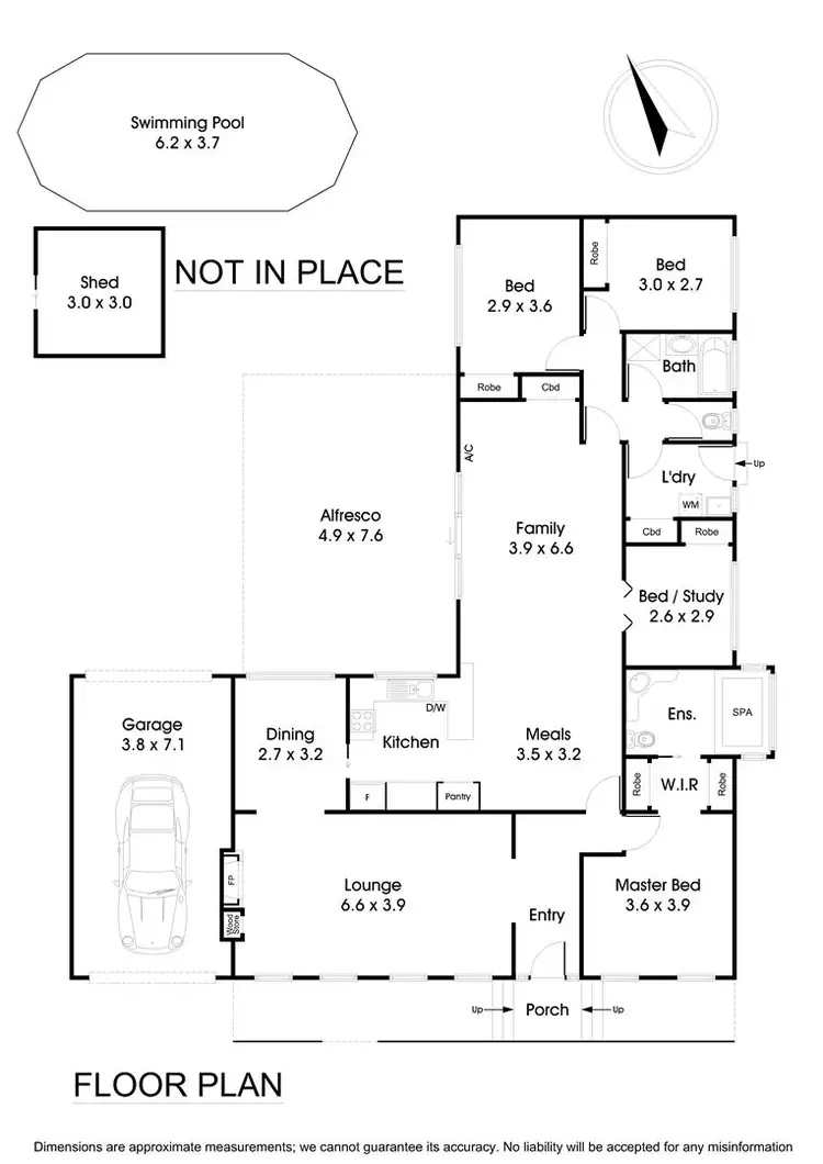 Floorplan of Homely house listing, 33 Old Orchard Drive, Wantirna South VIC 3152