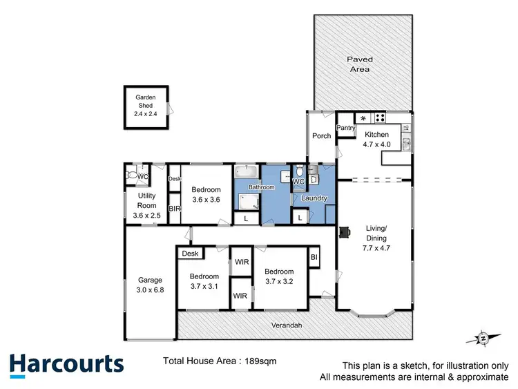 Floorplan of Homely house listing, 54 Woodlands Drive, Blackmans Bay TAS 7052