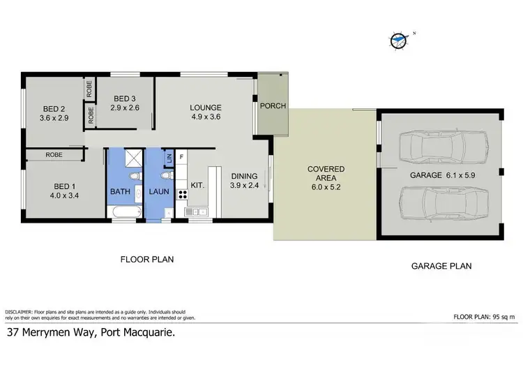 Floorplan of Homely house listing, 37 Merrymen Way, Port Macquarie NSW 2444