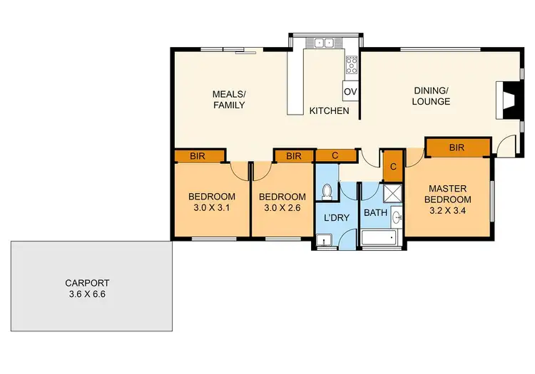 Floorplan of Homely house listing, 58 Torresdale Drive, Boronia VIC 3155