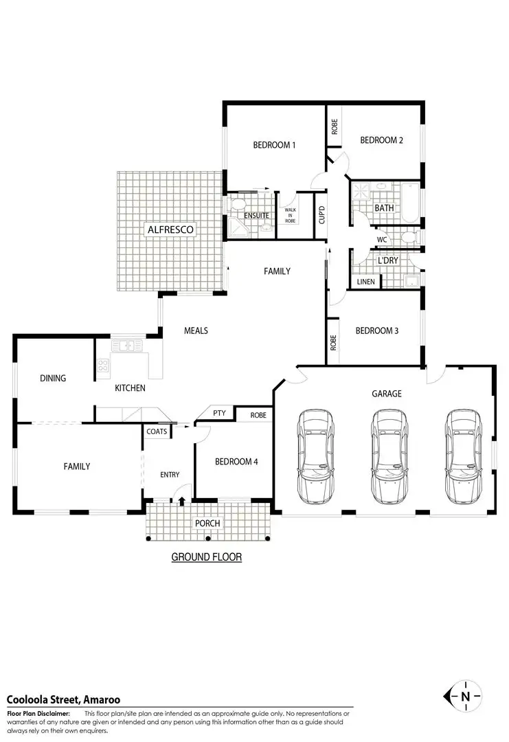 Floorplan of Homely house listing, 1 Cooloola Street, Amaroo ACT 2914