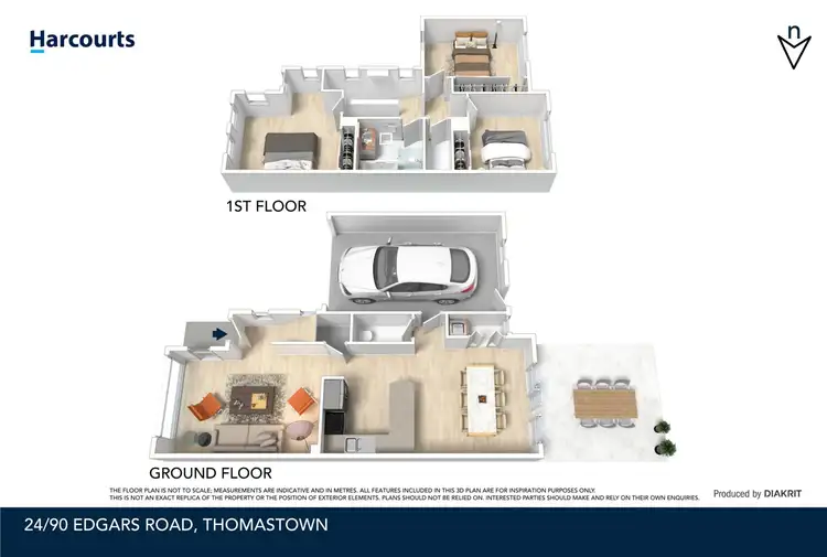 Floorplan of Homely townhouse listing, 24/90 Edgars Road, Thomastown VIC 3074