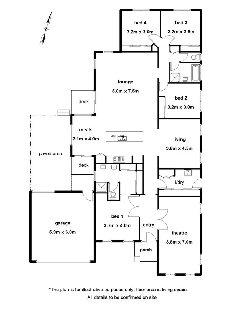 Floorplan of Homely house listing, 7 Wild Duck Way, Beaconsfield VIC 3807