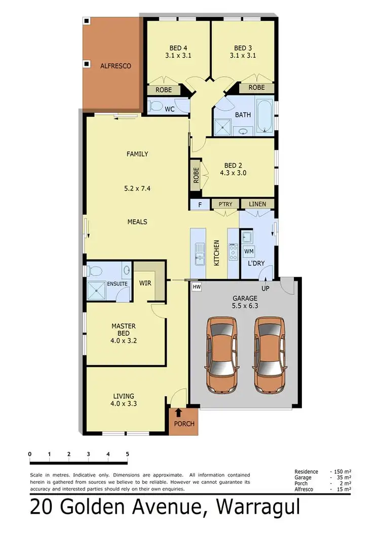 Floorplan of Homely house listing, 20 Golden Avenue, Warragul VIC 3820