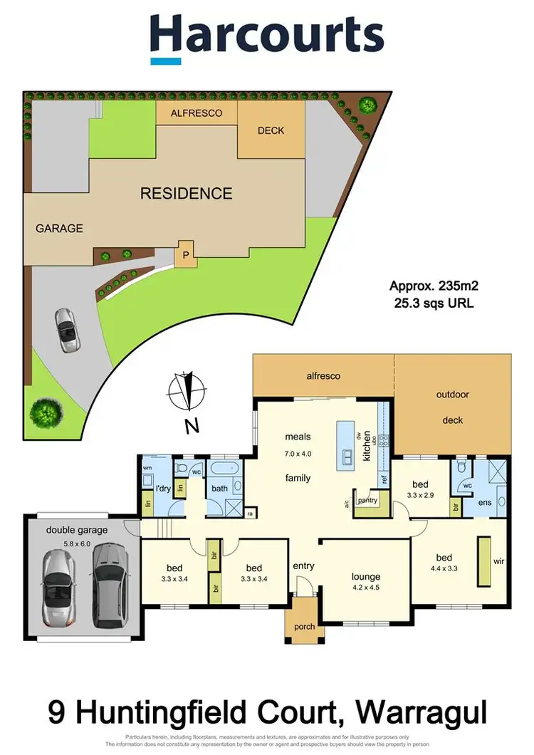 Floorplan of Homely house listing, 9 Huntingfield Court, Warragul VIC 3820