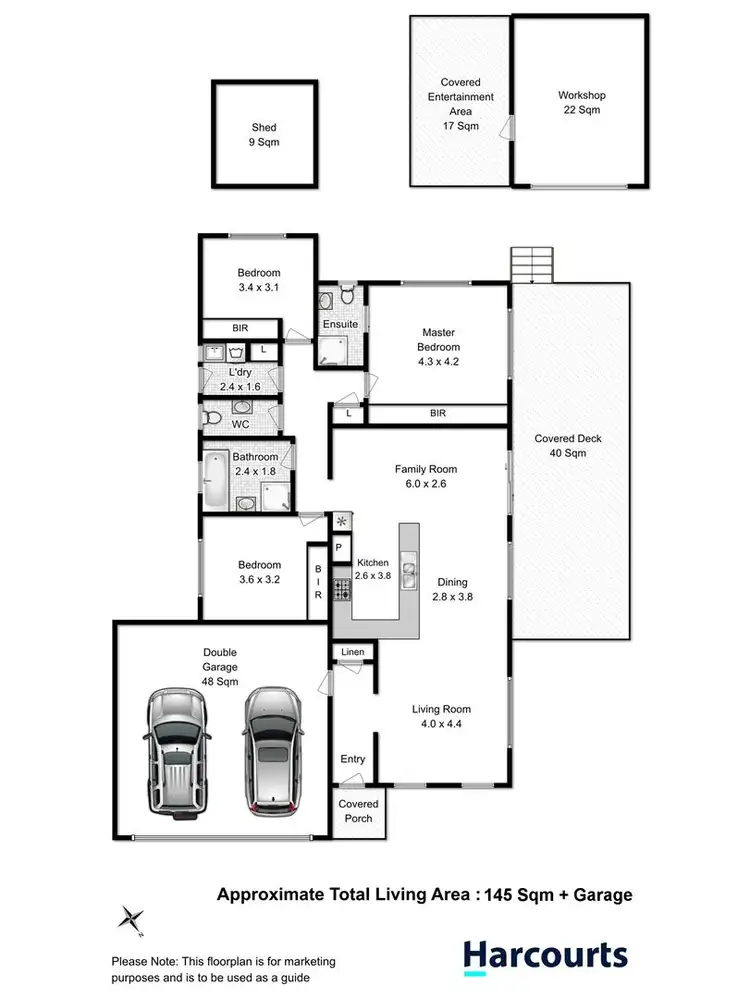 Floorplan of Homely house listing, 49 Camrise Drive, Cambridge TAS 7170