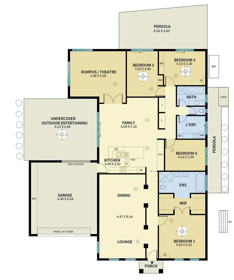 Floorplan of Homely house listing, 4 Longleaf Court, Flagstaff Hill SA 5159