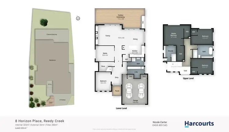 Floorplan of Homely house listing, 8 Horizon Place, Reedy Creek QLD 4227