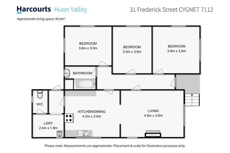 Floorplan of Homely house listing, 31 Frederick Street, Cygnet TAS 7112