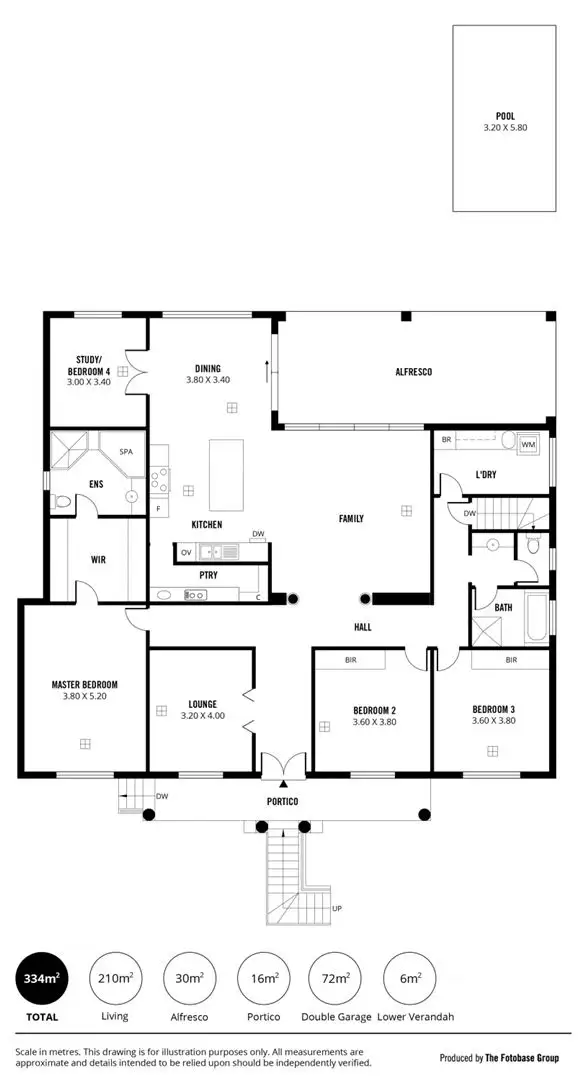 Floorplan of Homely house listing, 22 Unity Drive, Sheidow Park SA 5158