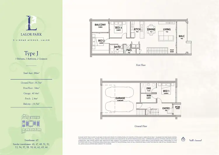 Floorplan of Homely townhouse listing, Lot 59/3 Linoak Avenue, Lalor VIC 3075