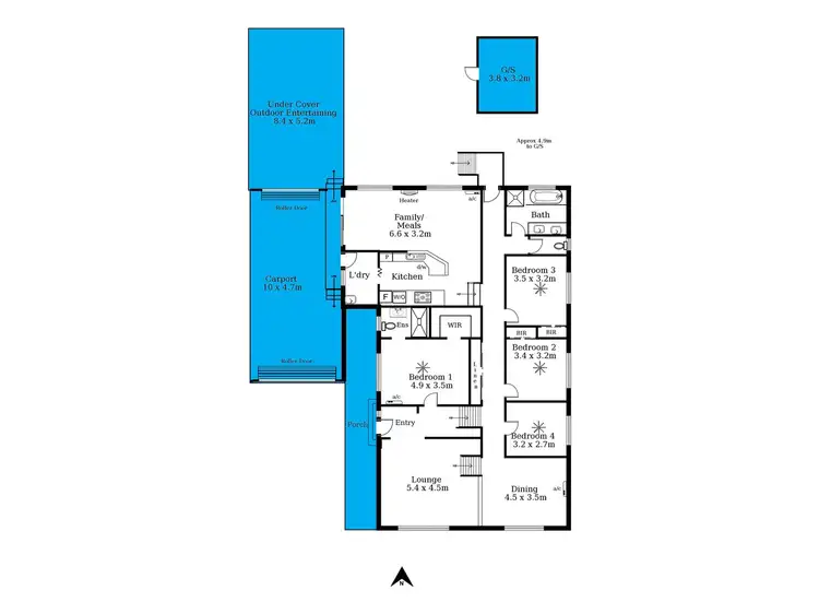 Floorplan of Homely house listing, 7 Narina Way, Aberfoyle Park SA 5159