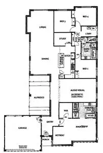 Floorplan of Homely house listing, 27 Windjammer Parkway, Jindalee WA