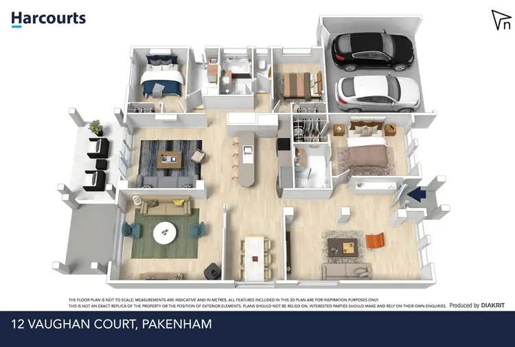 Floorplan of Homely house listing, 12 Vaughan Court, Pakenham VIC 3810