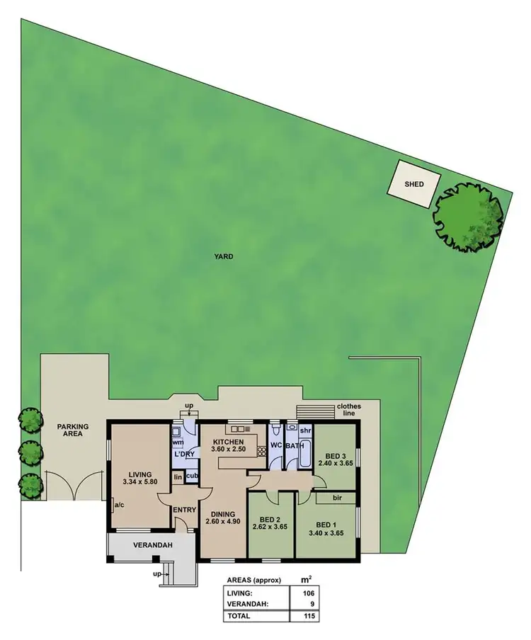 Floorplan of Homely house listing, 12 Nevis Court, Noarlunga Downs SA 5168