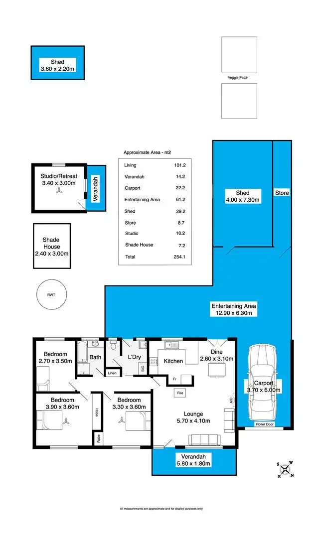 Floorplan of Homely house listing, 13 Langley Road, Mccracken SA 5211