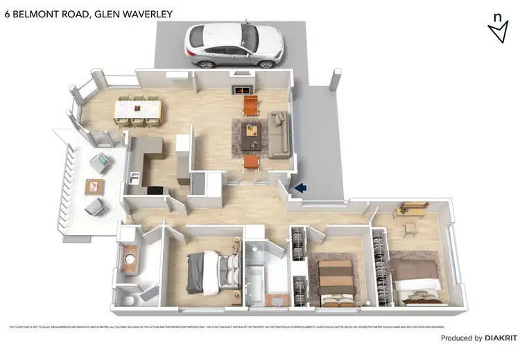 Floorplan of Homely house listing, 6 Belmont Road, Glen Waverley VIC 3150