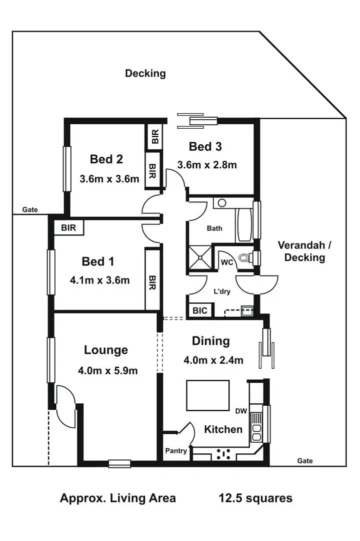 Floorplan of Homely house listing, 2 Vale Street, Bittern VIC 3918