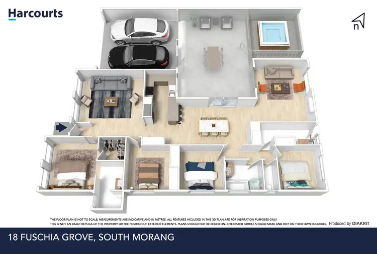 Floorplan of Homely house listing, 18 Fuschia Grove, South Morang VIC 3752