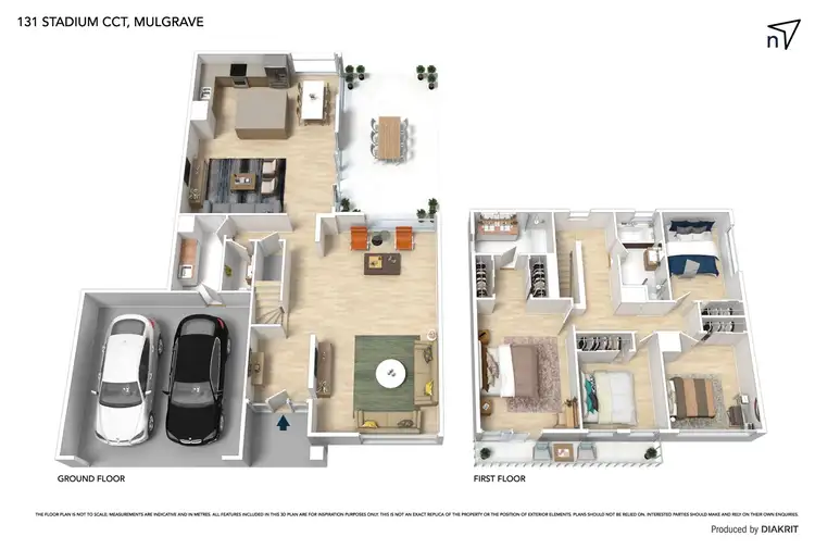 Floorplan of Homely house listing, 131 Stadium Circuit, Mulgrave VIC 3170