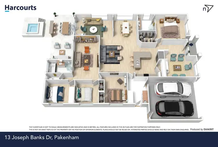 Floorplan of Homely house listing, 13 Joseph Banks Drive, Pakenham VIC 3810