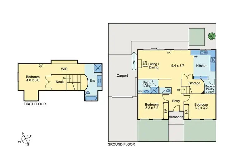Floorplan of Homely townhouse listing, 14 Stenocarpus Drive, Doveton VIC 3177