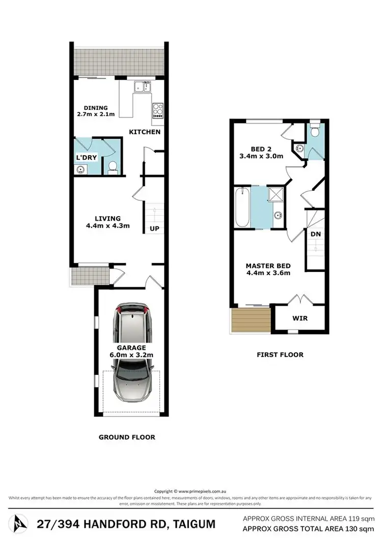 Floorplan of Homely townhouse listing, 27/394 Handford Road, Taigum QLD 4018