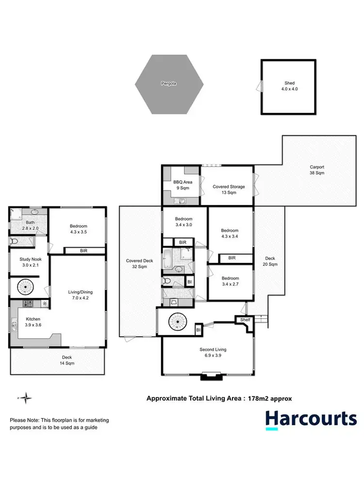 Floorplan of Homely house listing, 68 Jetty Road, Old Beach TAS 7017