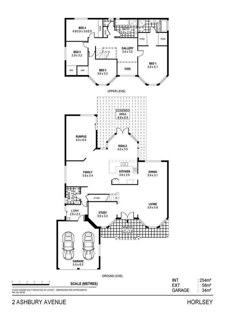 Floorplan of Homely house listing, 2 Ashbury Avenue, Horsley NSW 2530