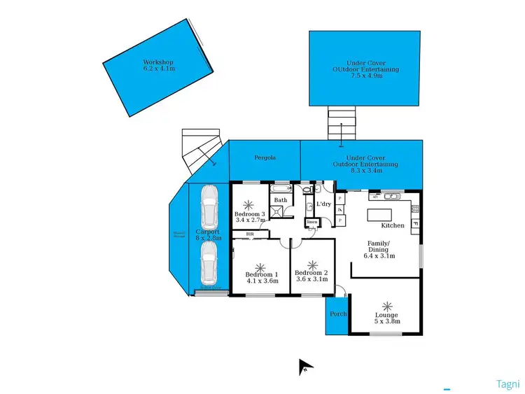 Floorplan of Homely house listing, 21 Opie Street, Aberfoyle Park SA 5159