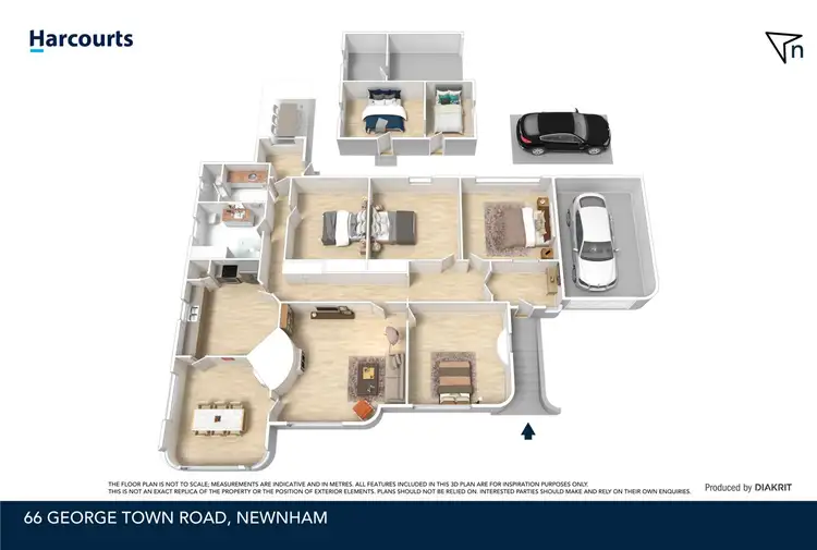 Floorplan of Homely house listing, 66 George Town Road, Newnham TAS 7248