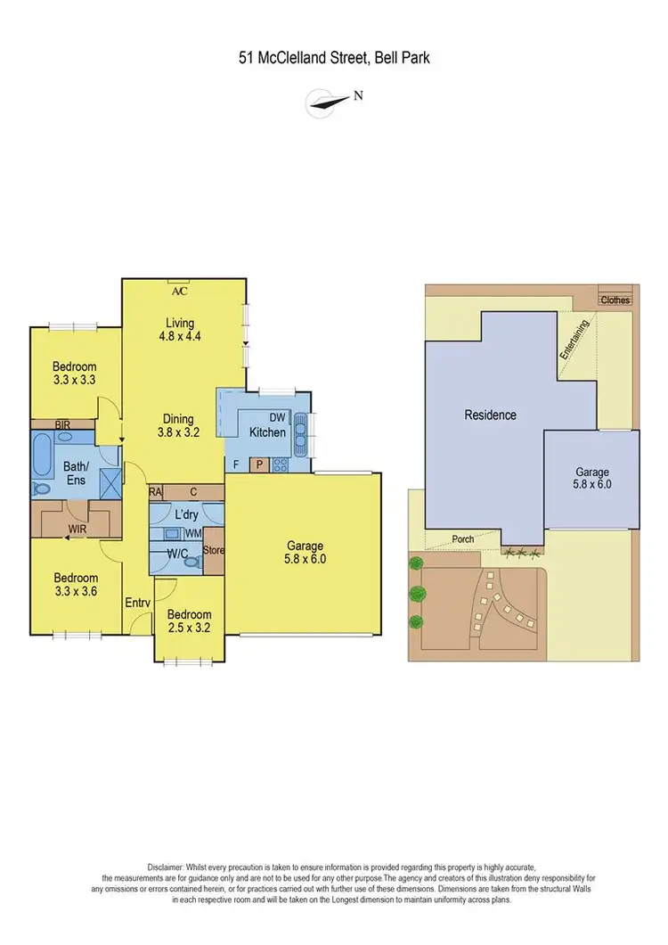 Floorplan of Homely townhouse listing, 51 McClelland Street, Bell Park VIC 3215