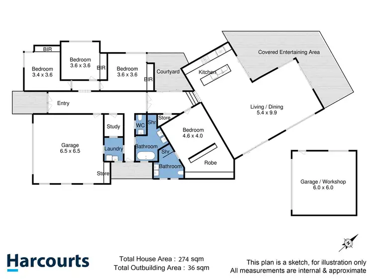 Floorplan of Homely house listing, 17 Corlacus Drive, Kingston TAS 7050