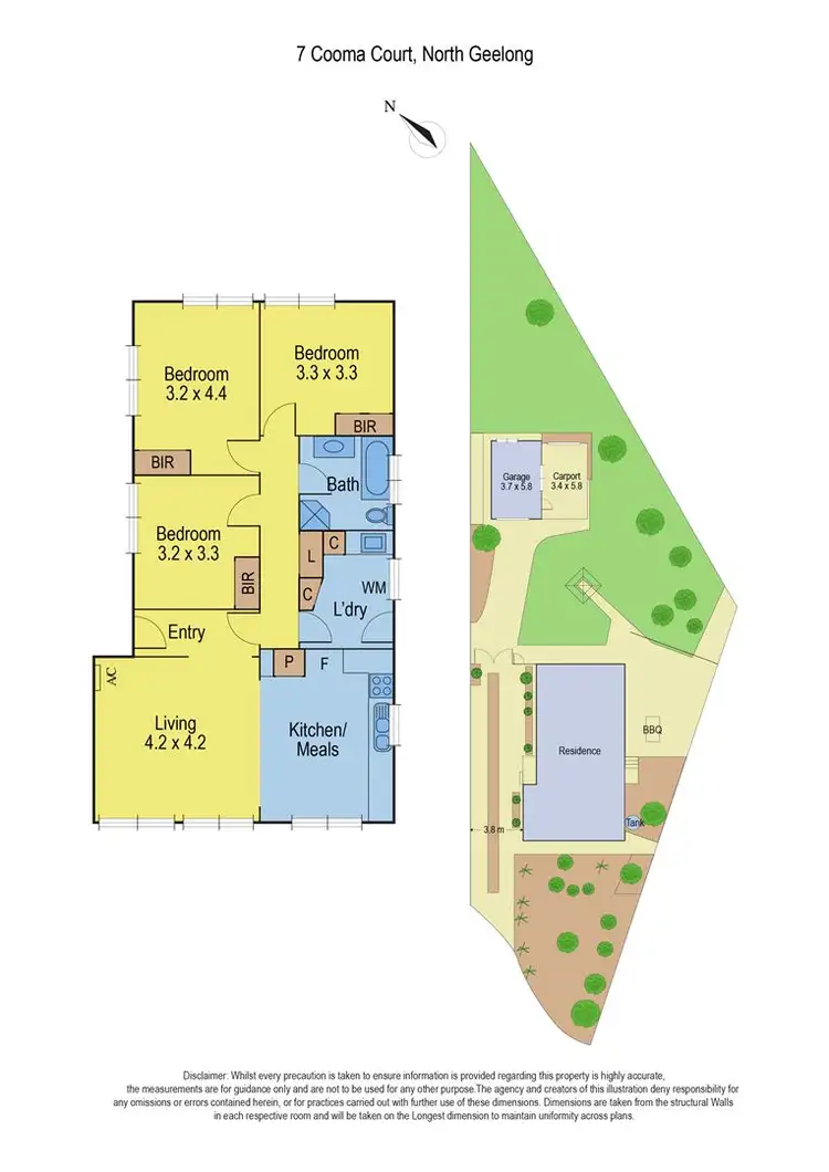 Floorplan of Homely house listing, 7 Cooma Court, North Geelong VIC 3215