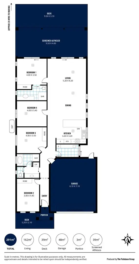 Floorplan of Homely house listing, 122 Blanche Parade, Hindmarsh Island SA 5214