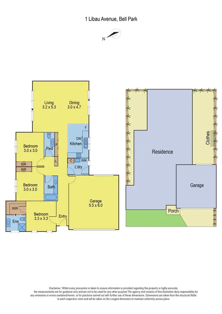 Floorplan of Homely house listing, 1 Libau Avenue, Bell Park VIC 3215