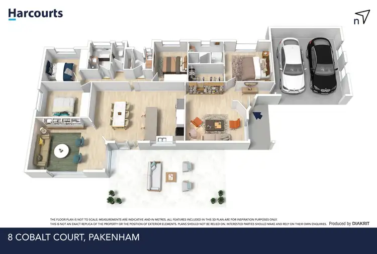 Floorplan of Homely house listing, 8 Cobalt Court, Pakenham VIC 3810