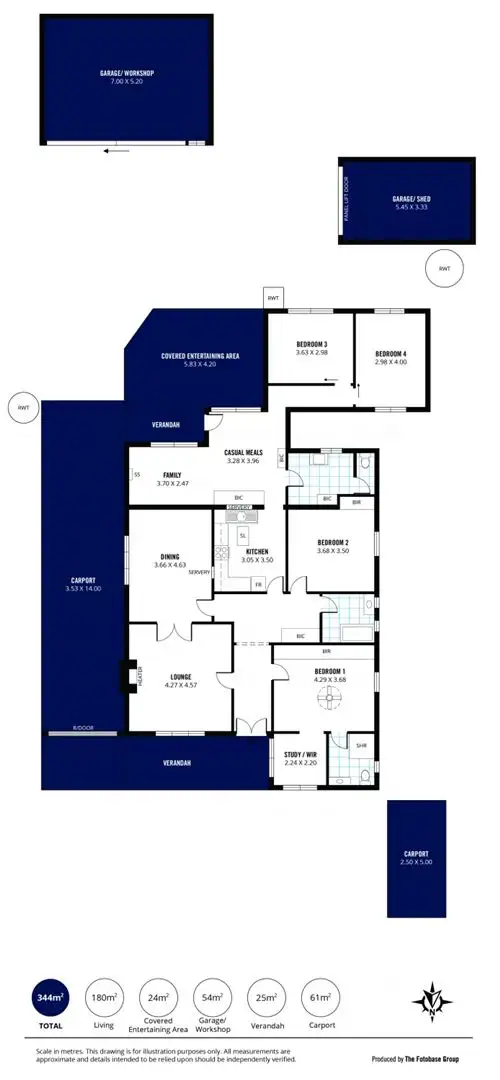 Floorplan of Homely house listing, 35 Norseman Avenue, Westbourne Park SA 5041